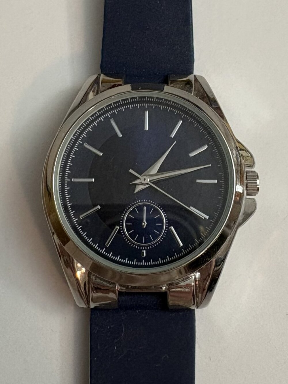 EUC Charming Charlie Women's Wristwatch Navy with Silver